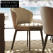 Luxurious Fabric PU Leather Wooden Modern Dining Chairs