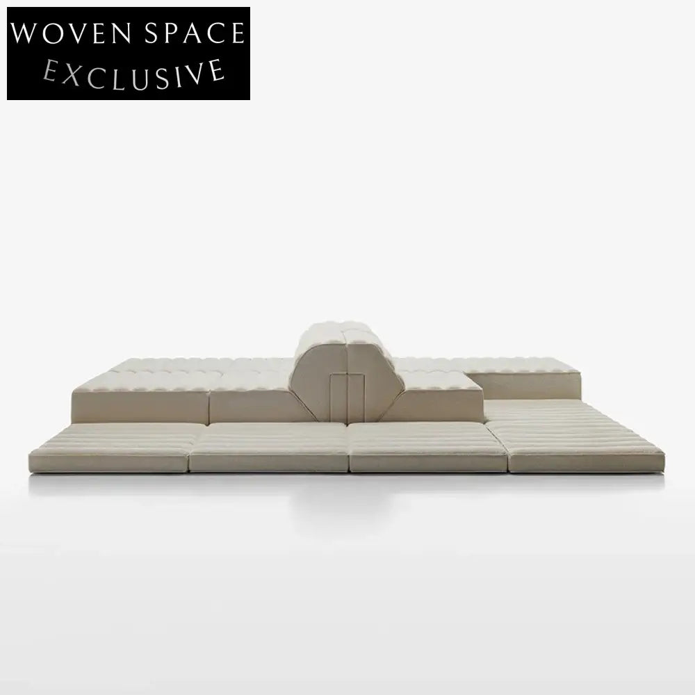 Luxurious Fabric Recliner Sectional Sofa with Solid Pine Frame and Plush Comfort