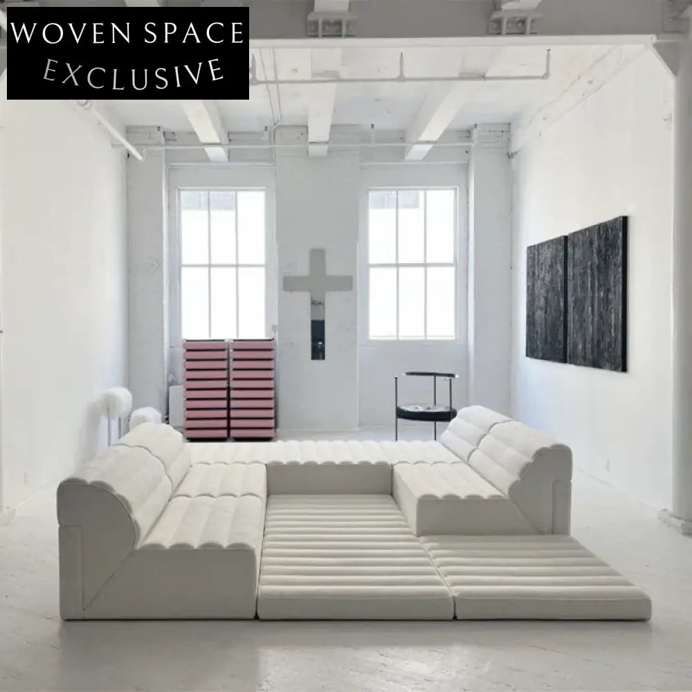 Luxurious Fabric Recliner Sectional Sofa with Solid Pine Frame and Plush Comfort