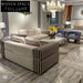 Luxurious Fabric Sectional Sofa Set, Modern Italian Design, 4-Seater Couch