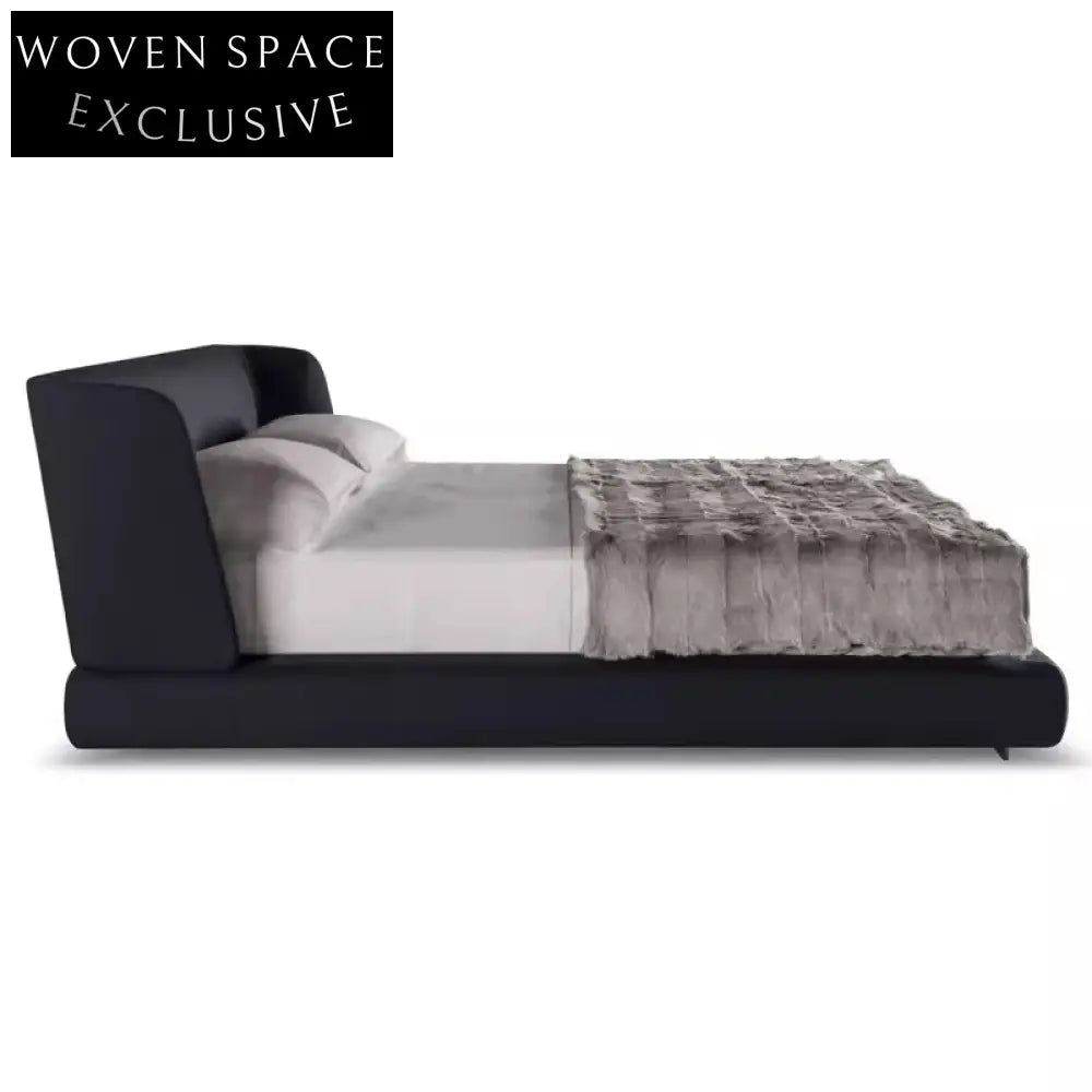 Luxurious Fabric Upholstered Queen Size Bed for Modern Bedrooms