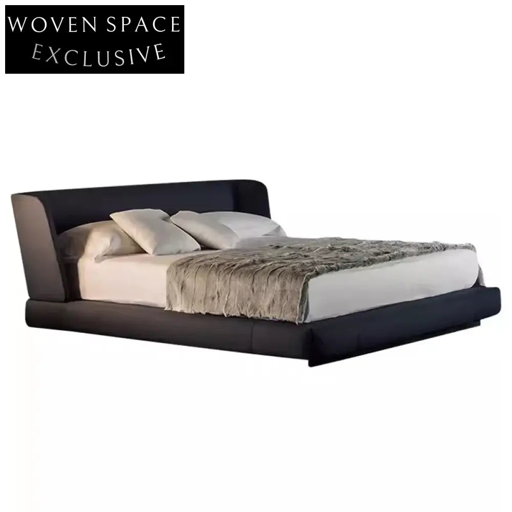 Luxurious Fabric Upholstered Queen Size Bed for Modern Bedrooms