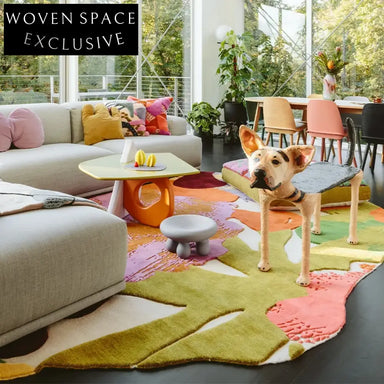 Luxurious French Vintage Geometric Pattern Polyester Fiber Area Rug for Elegant Living Spaces