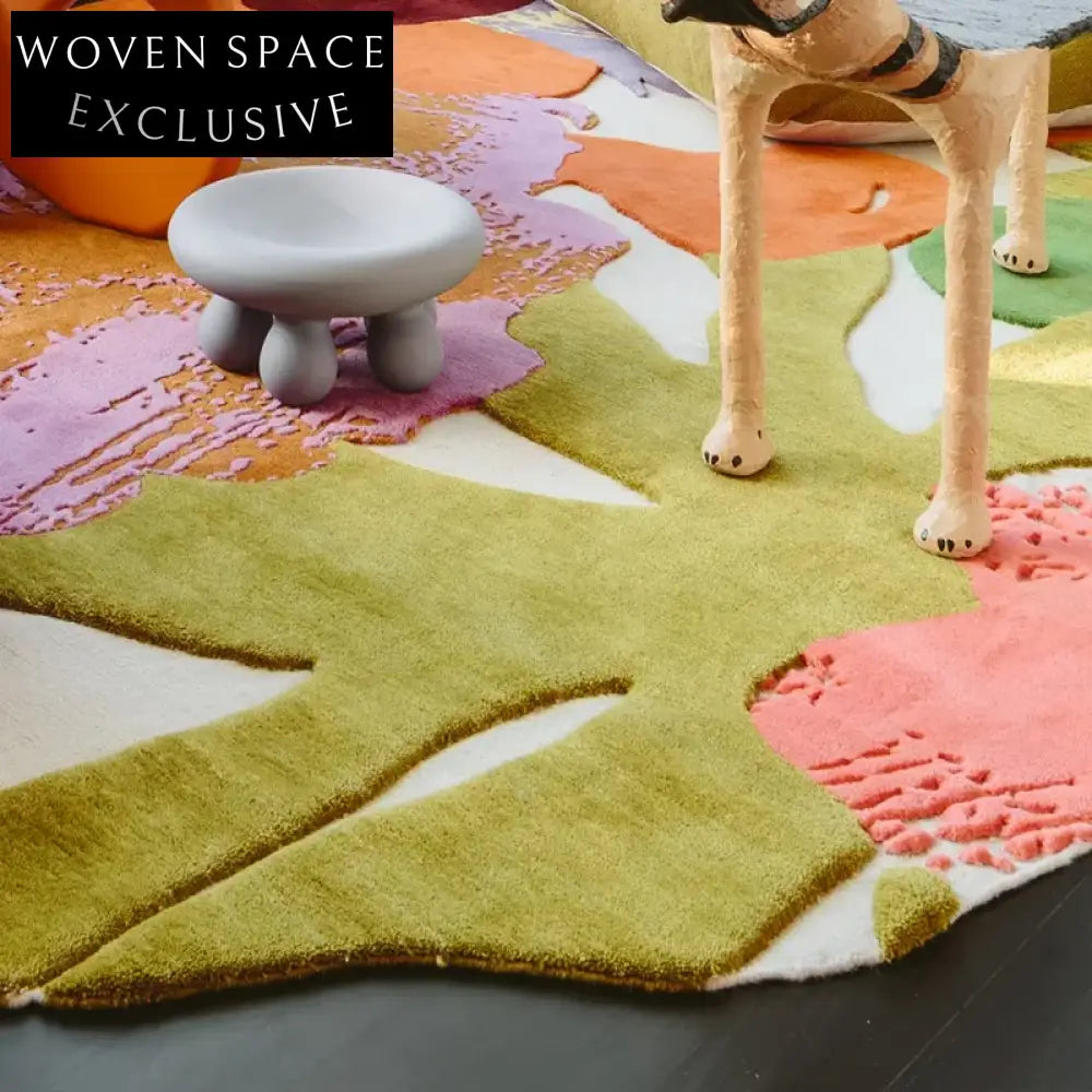 Luxurious French Vintage Geometric Pattern Polyester Fiber Area Rug for Elegant Living Spaces