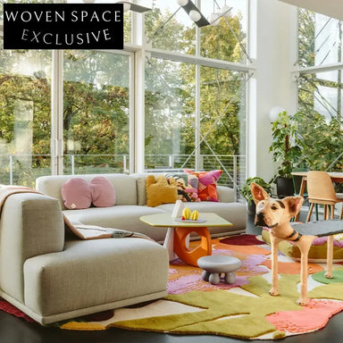 Luxurious French Vintage Geometric Pattern Polyester Fiber Area Rug for Elegant Living Spaces