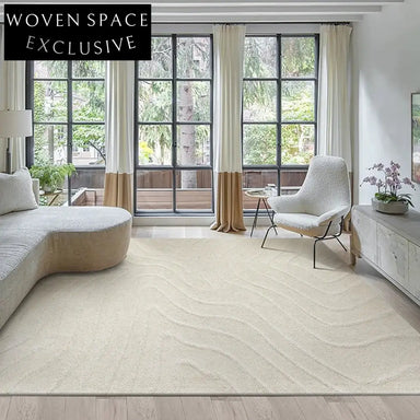 Luxurious French Vintage Wool Blend Living Room Area Rug, Coffee Table Carpet