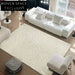 Luxurious French Vintage Wool Blend Living Room Area Rug, Coffee Table Carpet
