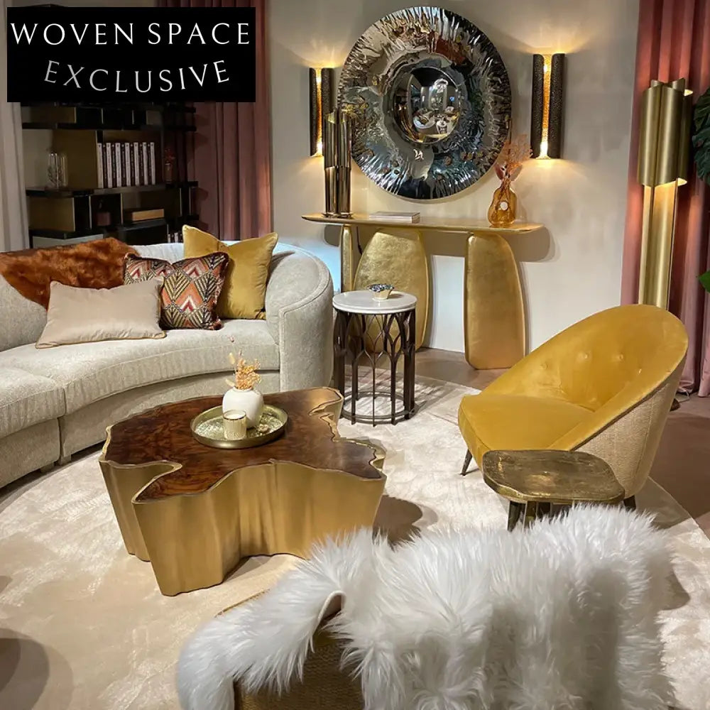 Luxurious French Wool Custom Round Rug for Modern Bedroom Decor