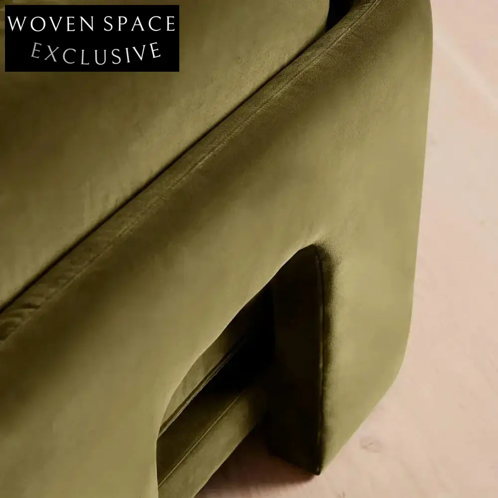 Luxurious Green Velvet Sofa Set: Modern Design, Comfortable Living Room Furniture