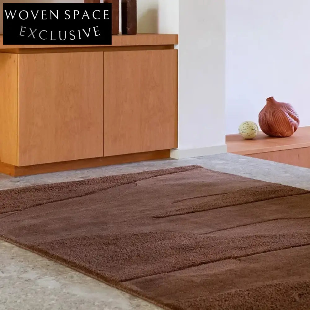 Luxurious Hand-Tufted Polyester Area Rug, Modern Abstract Design, Soft Texture Carpet