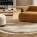 Luxurious Hand-Tufted Round Geometric Polyester Area Rug for Modern Home Decor