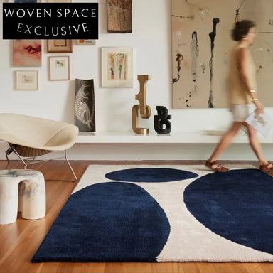 Luxurious Handmade Modern Polyester Area Rug for Living Room Bedroom Decor Carpet