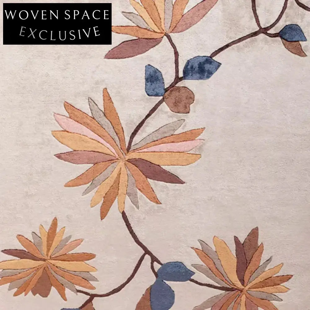 Luxurious Handmade Oriental Area Rug for Modern Living Room Decor