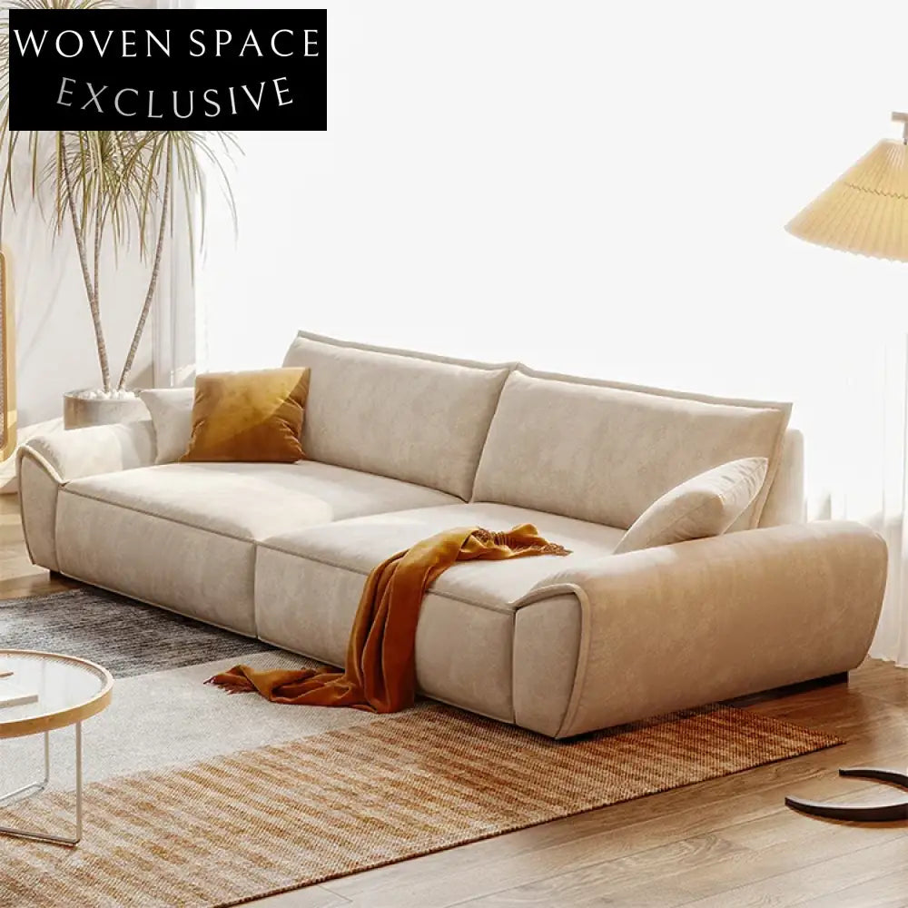 Luxurious I-Shape Fabric Modular Sofa Set for Modern Living Spaces