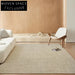 Luxurious Imported Wool Area Rug for Living Room Bedroom, High-End Customizable Floor Carpet