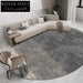 Luxurious Irregular Oval Faux Fur Area Rug for Living Room Bedroom