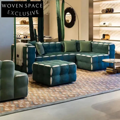 Luxurious Italian Bobble Modular Sectional Sofa Set for Modern Living Rooms