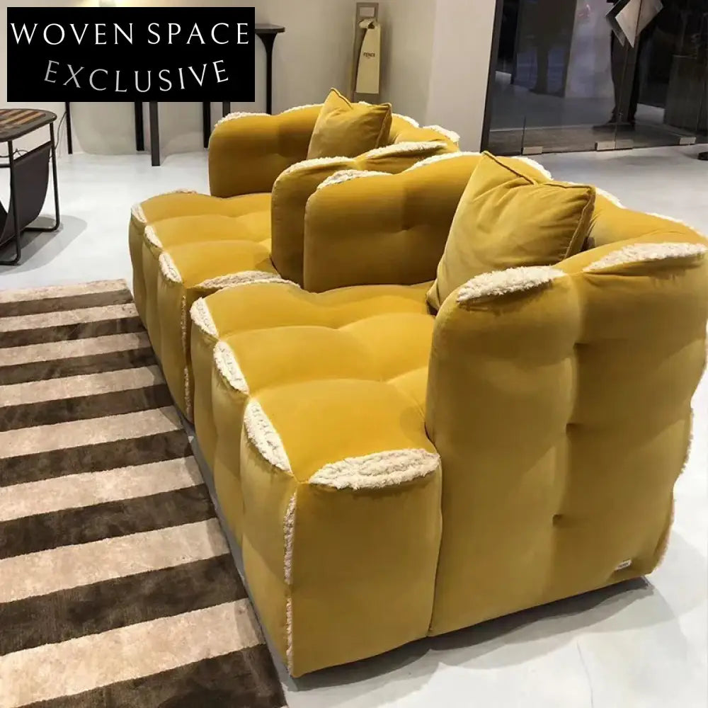 Luxurious Italian Bobble Modular Sectional Sofa Set for Modern Living Rooms