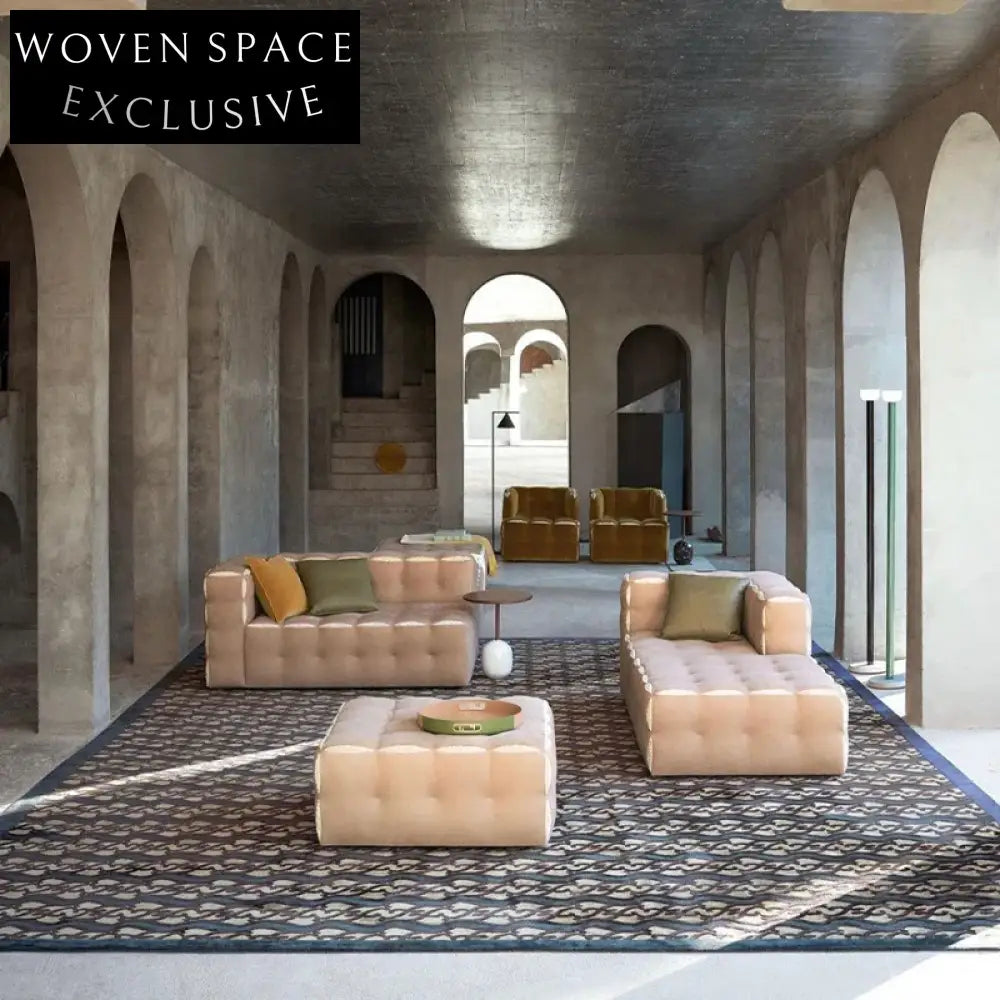 Luxurious Italian Bobble Modular Sectional Sofa Set for Modern Living Rooms