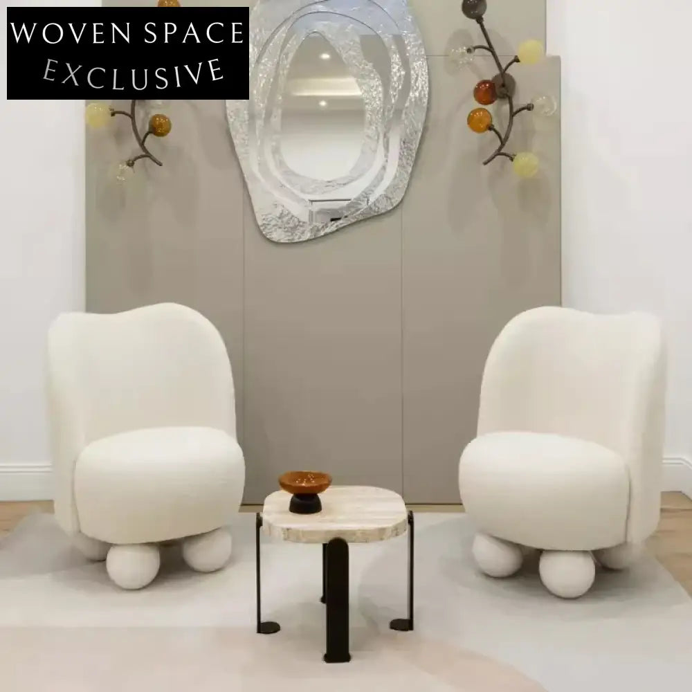 Luxurious Italian Design Fabric Sofa Chair for Modern Living Room Spaces