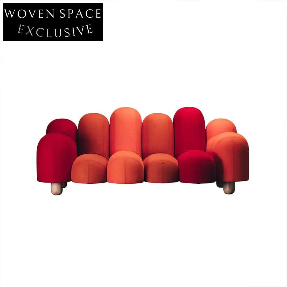 Luxurious Italian Design Velvet 3-Seater Sofa Set for Modern Living Rooms