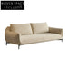 Luxurious Italian Fabric Living Room Sofa - High Resilience Sponge, Metal Base