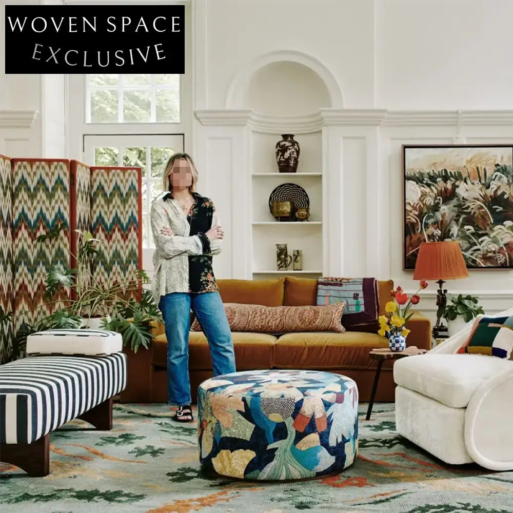 Luxurious Italian Fabric Ottoman Bench - Modern Design for Hotel & Home