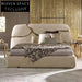 Luxurious Italian Leather Solid Wood Upholstered Modern King Size Bed