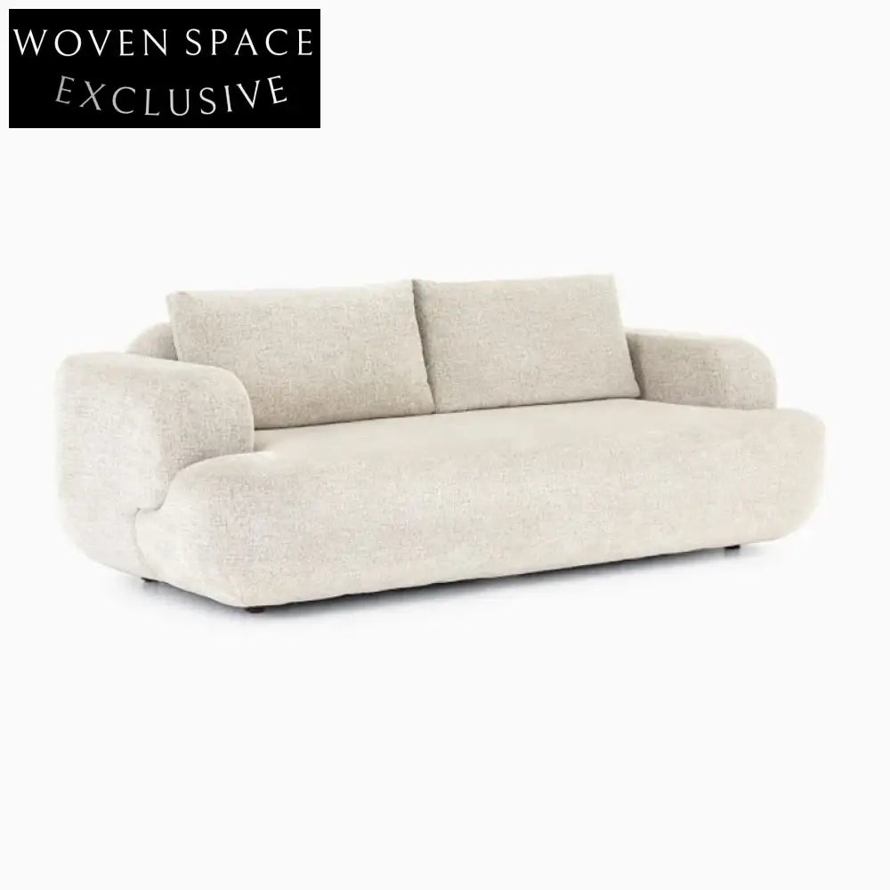 Luxurious Italian Modular Sectional Sofa Set, Feather-Filled Living Room Couch