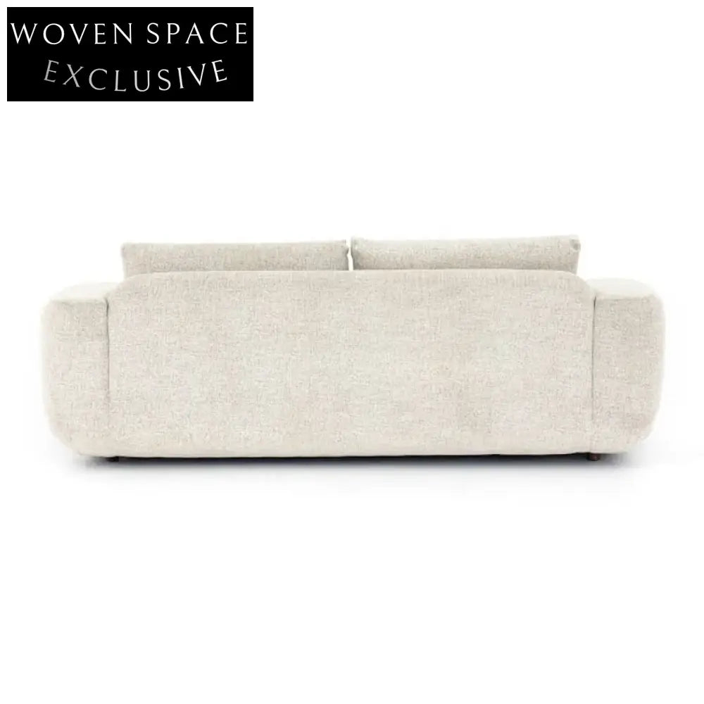 Luxurious Italian Modular Sectional Sofa Set, Feather-Filled Living Room Couch