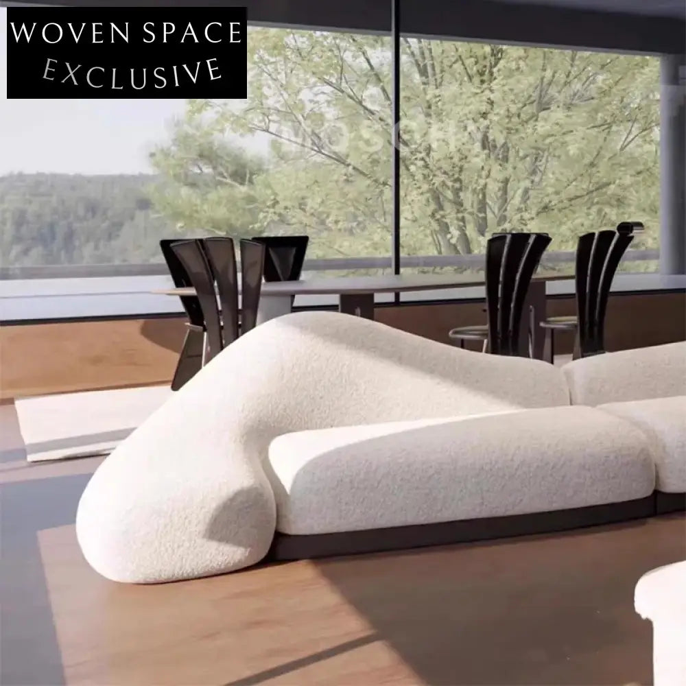 Luxurious Italian Velvet Fabric Modular Sectional Sofa for Elegant Living Spaces