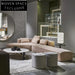 Luxurious Italian Velvet Modular Sectional Sofa Set for Modern Living Spaces