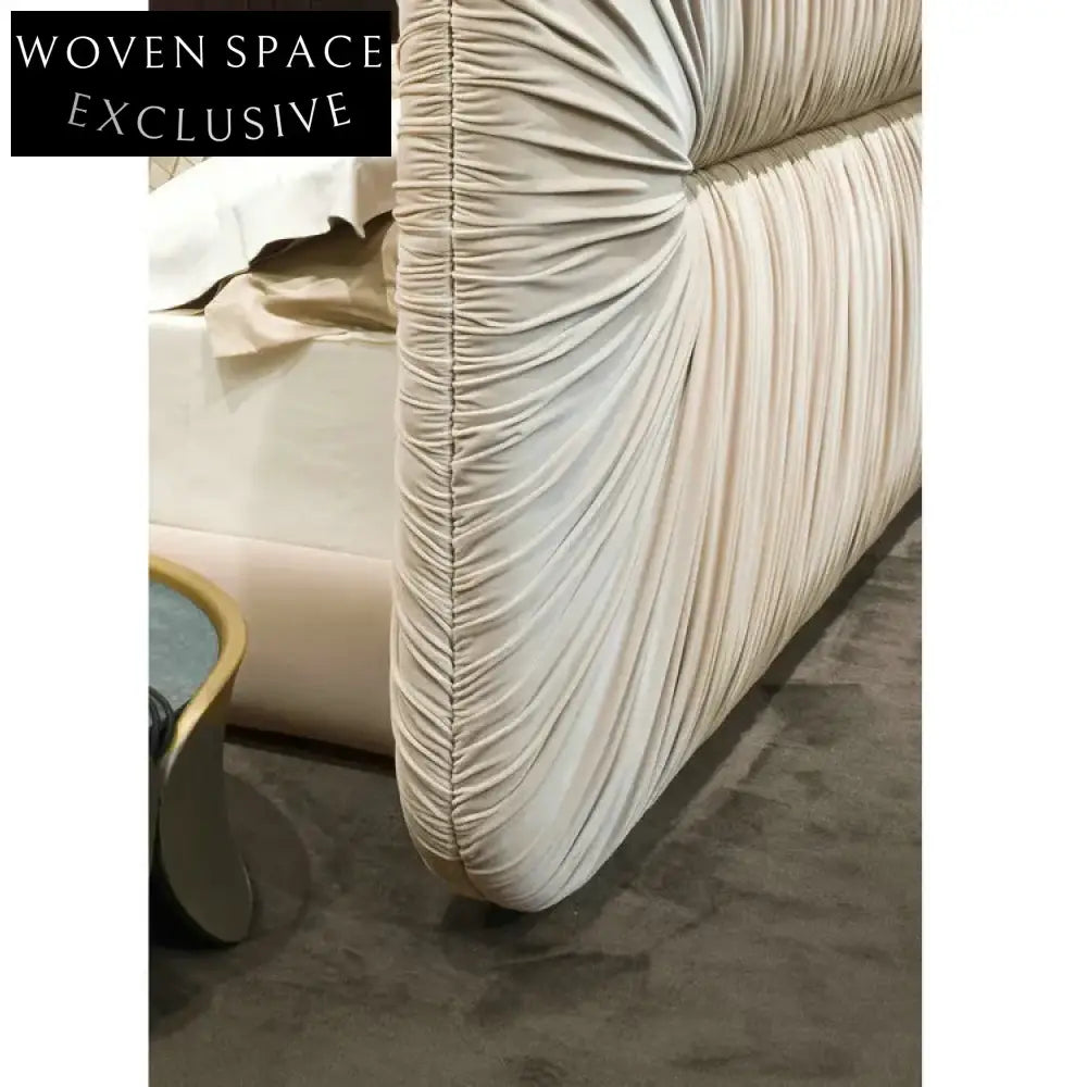 Luxurious Japanese Style Upholstered King Size Bed Frame for Modern Bedrooms