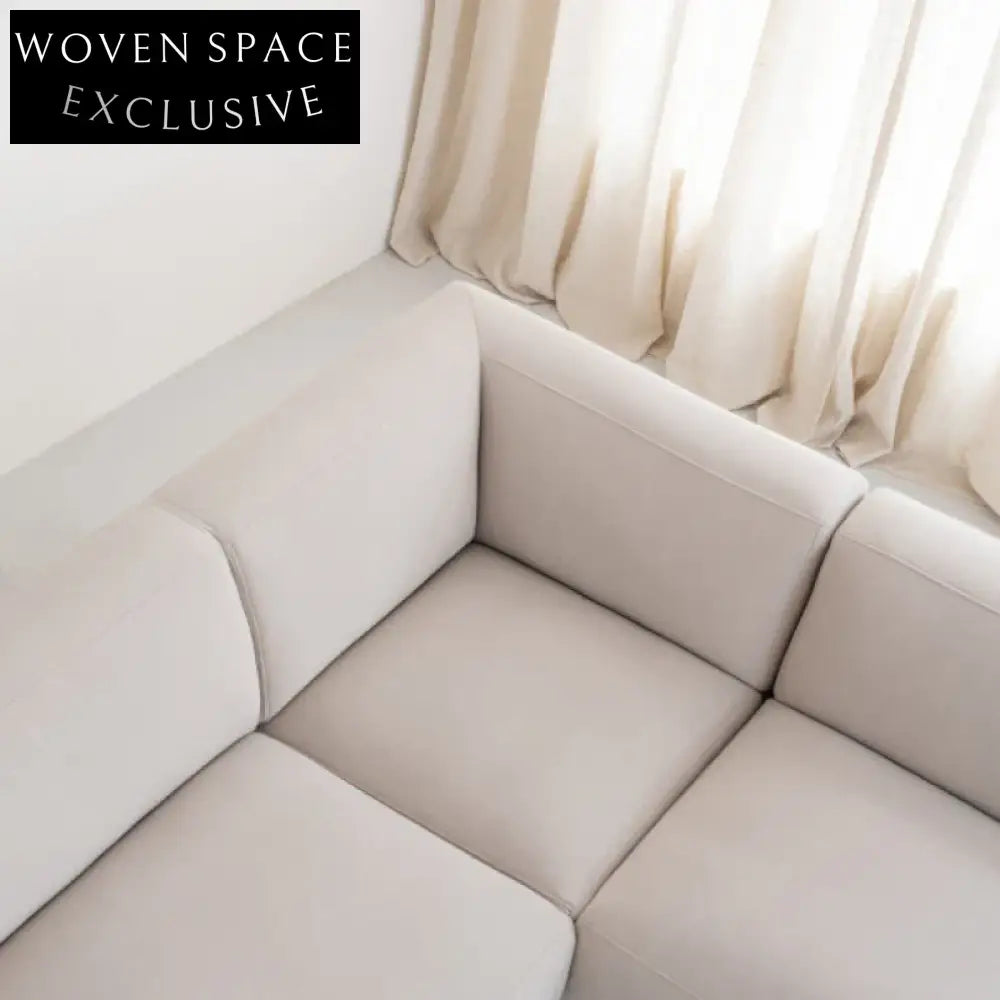 Luxurious Large L-Shaped Fabric Modular Sectional Couch for Modern Interiors