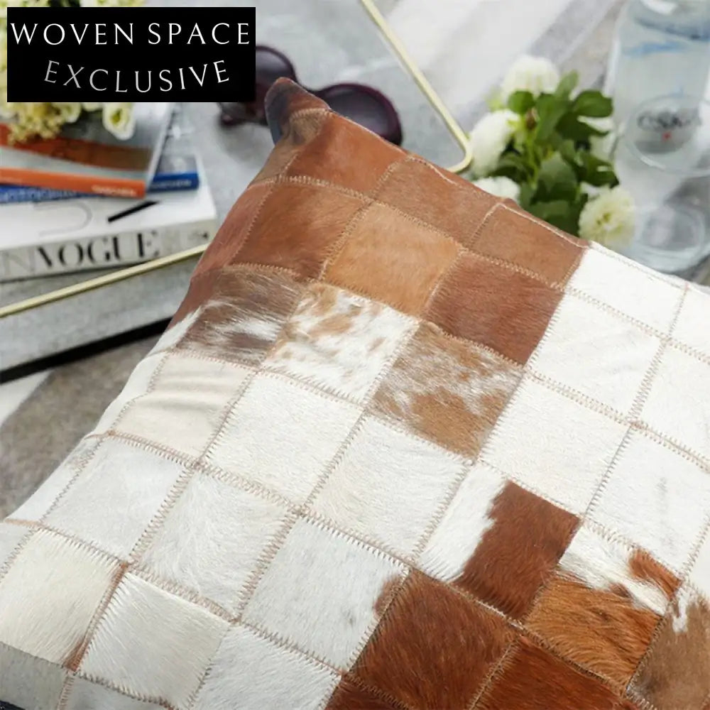 Luxurious Lattice Pattern Fabric Sofa Throw Pillow Decorative Cushion