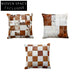 Luxurious Lattice Pattern Fabric Sofa Throw Pillow Decorative Cushion