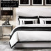 Luxurious Linen Fabric Soft Headboard Modern King Queen Size Platform Bed Frame
