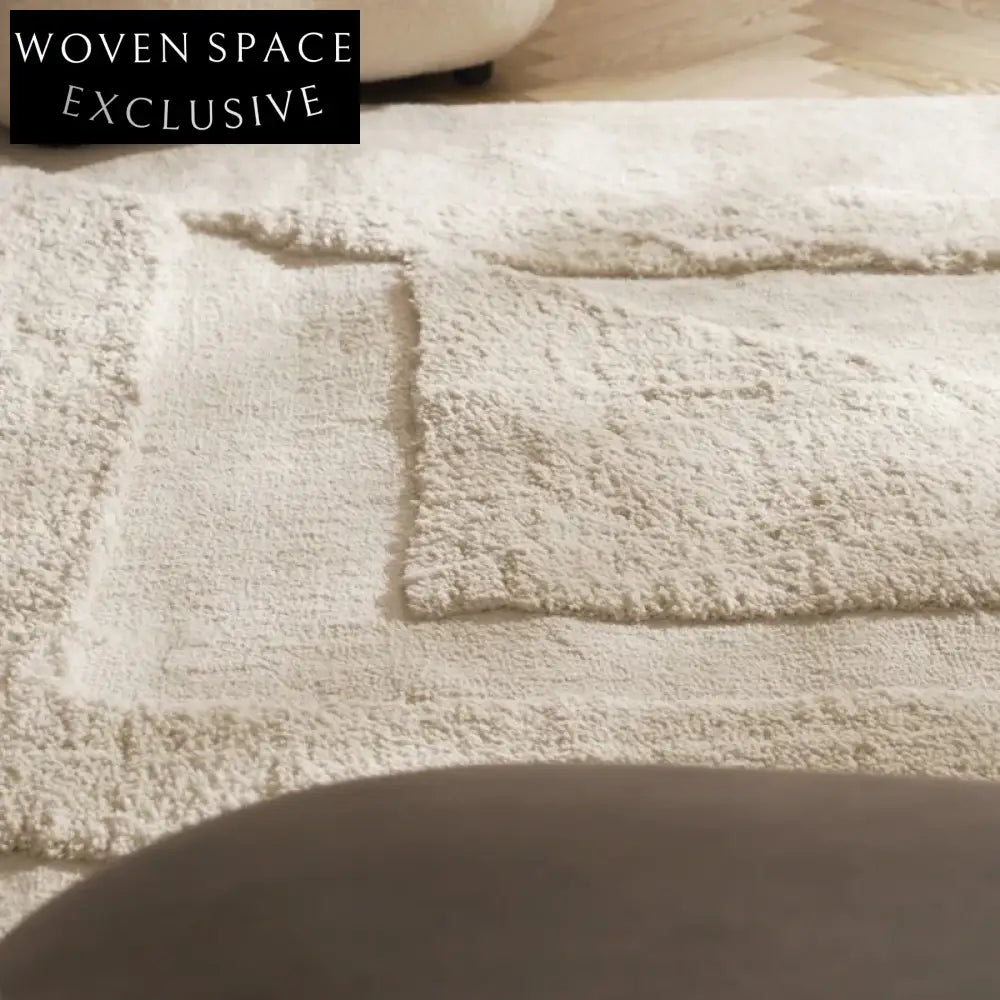 Luxurious Long Faux Fur Area Rug for Living Room and Coffee Table