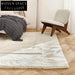 Luxurious Long Faux Fur Area Rug for Living Room and Coffee Table