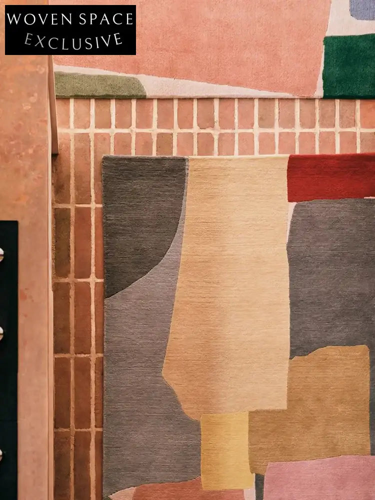 Luxurious Modern Abstract Polyester Area Rug for Living Room Bedroom Home