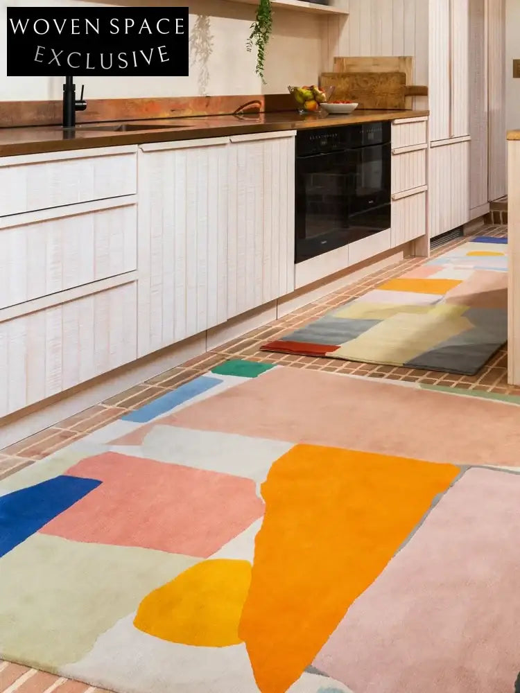 Luxurious Modern Abstract Polyester Area Rug for Living Room Bedroom Home