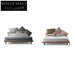 Luxurious Modern Cotton Fabric Wood Platform Bed for Home & Hotel