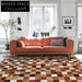 Luxurious Modern Cowhide Area Rug for Living Room, Hotel, or Villa Carpet