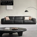Luxurious Modern Cube Leather Feather Sofa for Ultimate Living Room Comfort