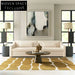 Luxurious Modern Designer Polyester Area Rug for Living Room & Bedroom