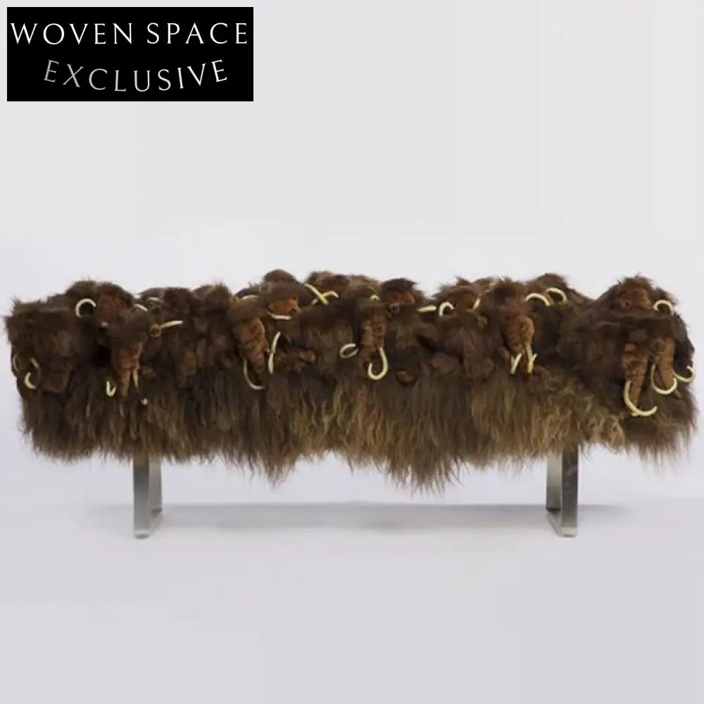 Luxurious Modern Fabric Accent Bench with Solid Wood Legs, Versatile Seating