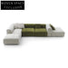 Luxurious Modern Fabric Modular Corner Sofa Set for Elegant Living Room Spaces