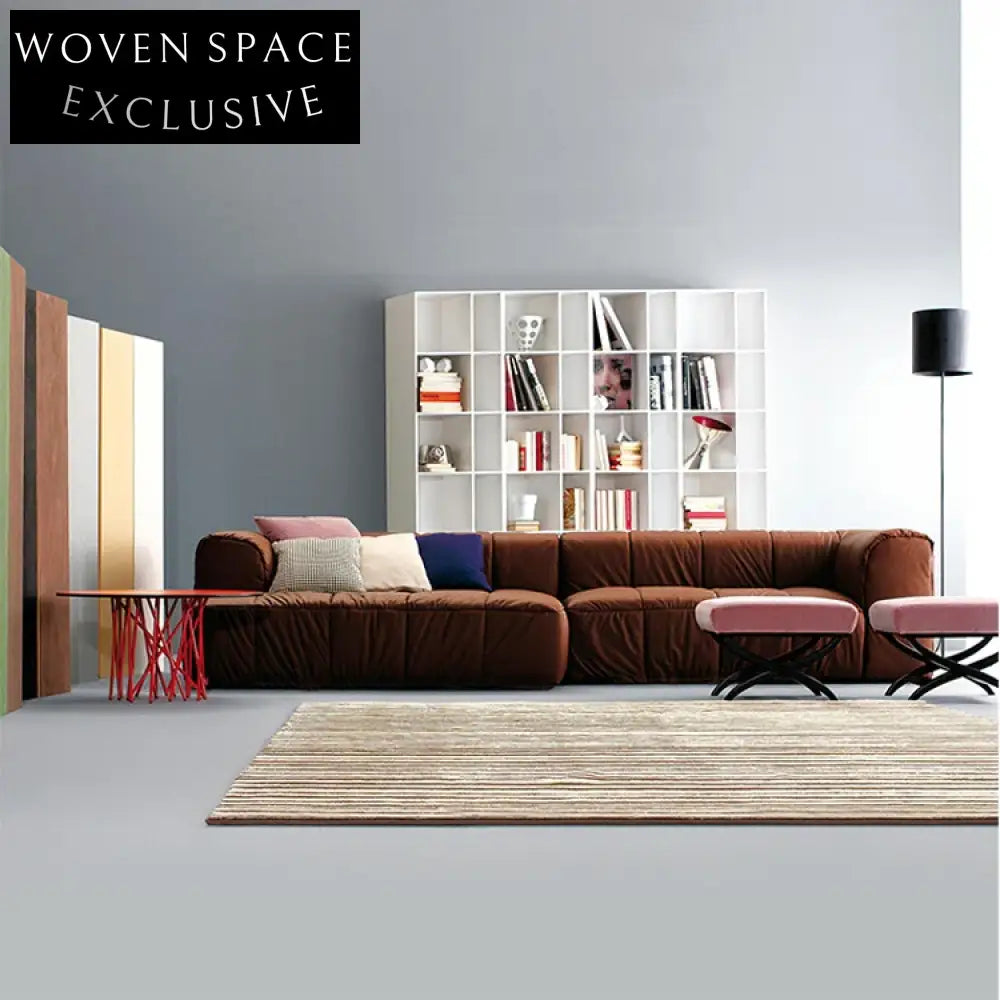 Luxurious Modern Fabric Modular Corner Sofa Set for Elegant Living Room Spaces