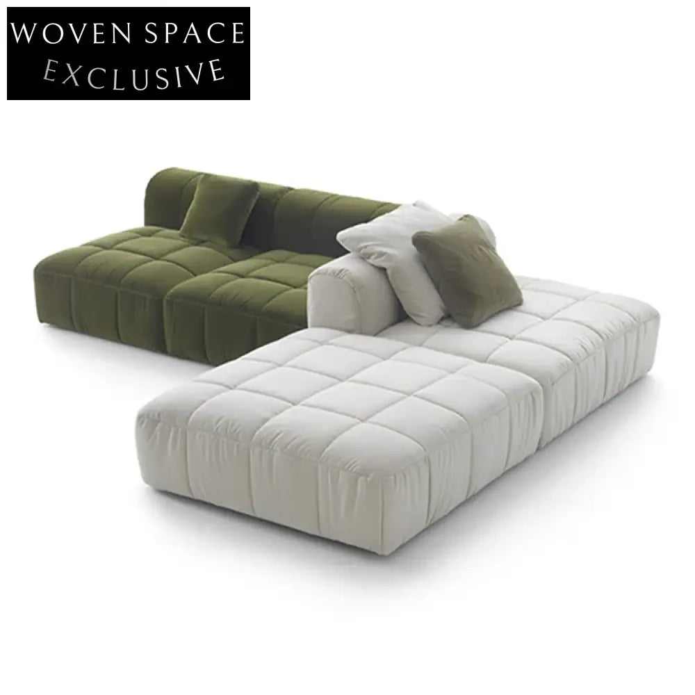 Luxurious Modern Fabric Modular Corner Sofa Set for Elegant Living Room Spaces