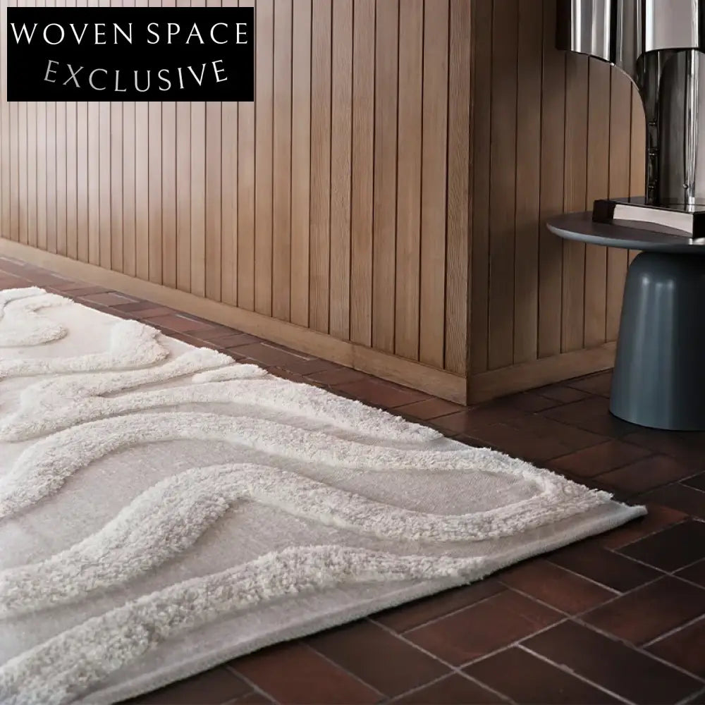 Luxurious Modern French Style Polyester Area Rug for Elegant Home Decor